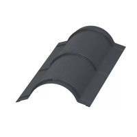 14308 Планка КОНЬКА круглого R110х2000 (ПЭ-01-RAL 7024 Серый графит-0.5)NormanMP 14308 Планка КОНЬКА круглого R110х2000 (ПЭ-01-RAL 7024 Серый графит-0.5)NormanMP